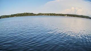 3-Hour Partly Cloudy Calm Sunset on Watts Bar Lake | Real Time with Nature Sounds | July 28, 2026