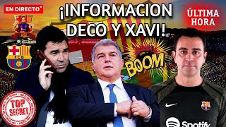 🚨 ULTIMA HORA BARÇA 💣 ¡BOMBAZO: INFORMACIÓN DECO y XAVI! LAPORTA DECIDE 🔥 RAFA MÁRQUEZ - NOTICIAS