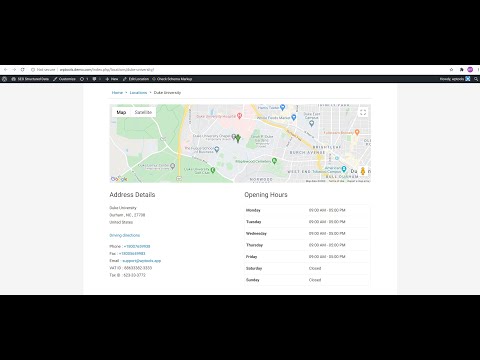 Address Shortcode Using Local Business Schema Data