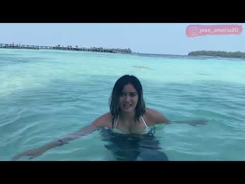 ⁣JESS AMALIA SNORKELING DI PULAU SEPA