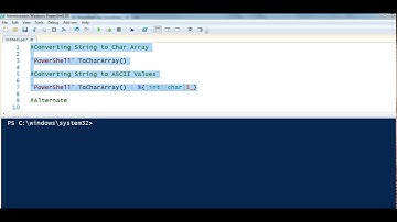 Converting String to ASCII Values