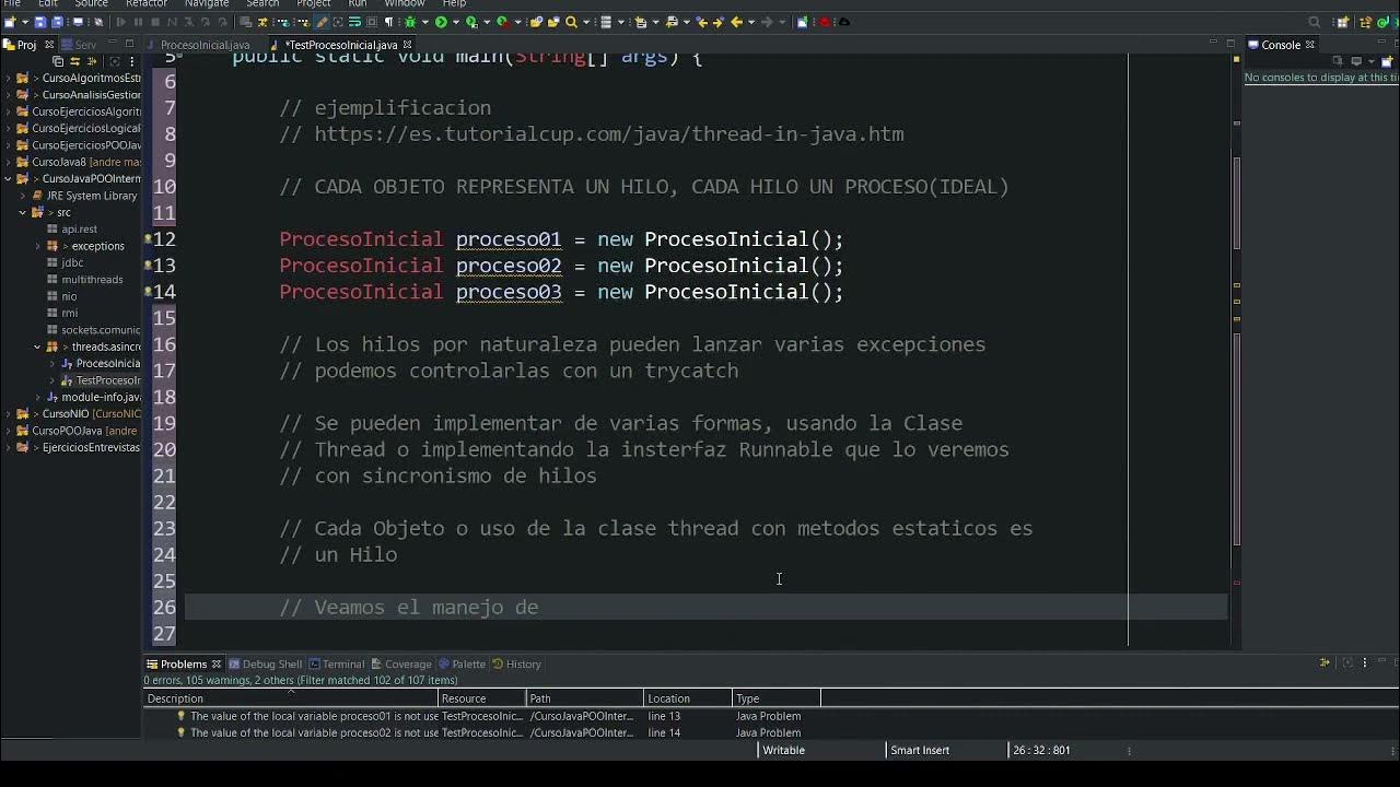 04. Creación y Ejecución de Hilos | POO con Java Intermedio - YouTube