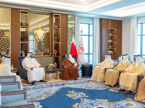 سمو ولي العهد رئيس مجلس الوزراء يستقبل سفير دولة قطر لدى مملكة البحرين