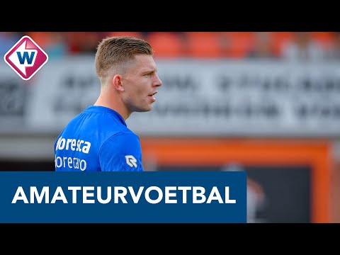 Noordwijk-aanwinst Lars Jansen keept de wedstrijd van zijn leven