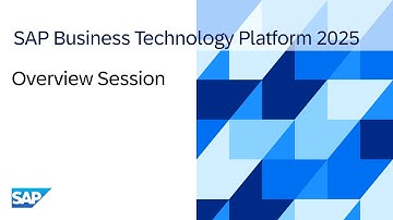 SAP Business Technology Platform in 2025 - Overview 💫