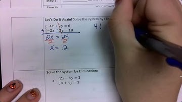 4 3 Solving Systems of Equations by Elimination  Day 1