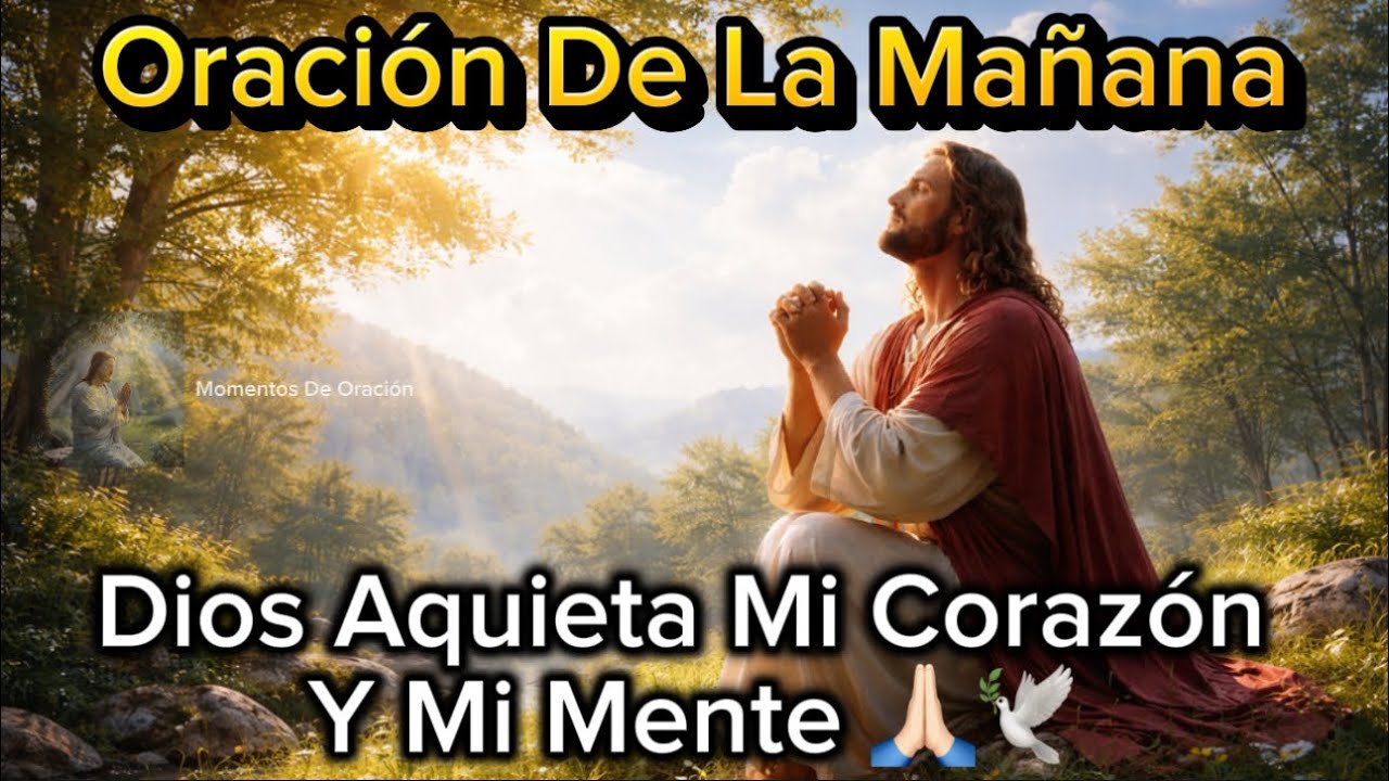 Oración De La Mañana | Dios, Dame Calma Para Mi Mente Acelerada