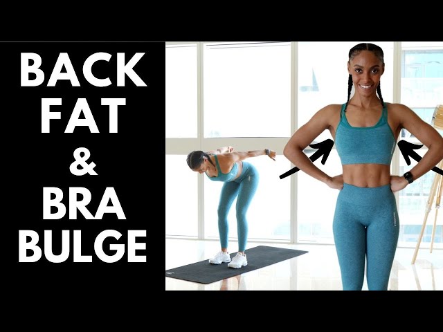 Back Workout ➡ Back Fat & Bra Bulge - NO EQUIPMENT 