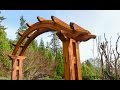 Arched Pergola, Building Time Lapse