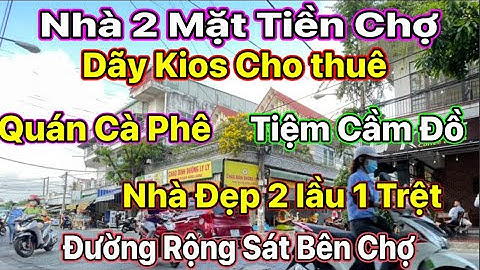 Bán Nhà Mặt Tiền Chợ - Góc 2 Mặt Tiền Đường Rộng Sát Bên Chợ - Nhà Đất Tuấn Anh