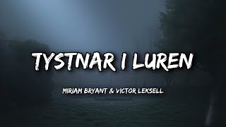 Video thumbnail of "Miriam Bryant, Victor Leksell - Tystnar i luren (Lyrics)"