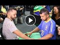 مشجع برازيلي ضرير و اصم يستمتع بمشاهدة مونديال روسيا كيف ذلك