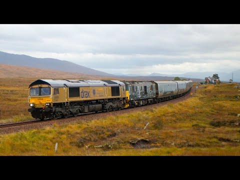 Trains at Corrour