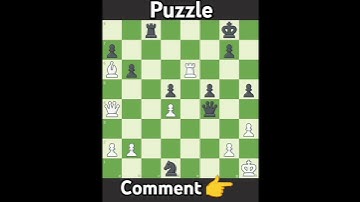 Solve puzzle"comment"#chess #magnuscarlsen #chesspuzzle #viswanathananand #chesscom #puzzle #chess