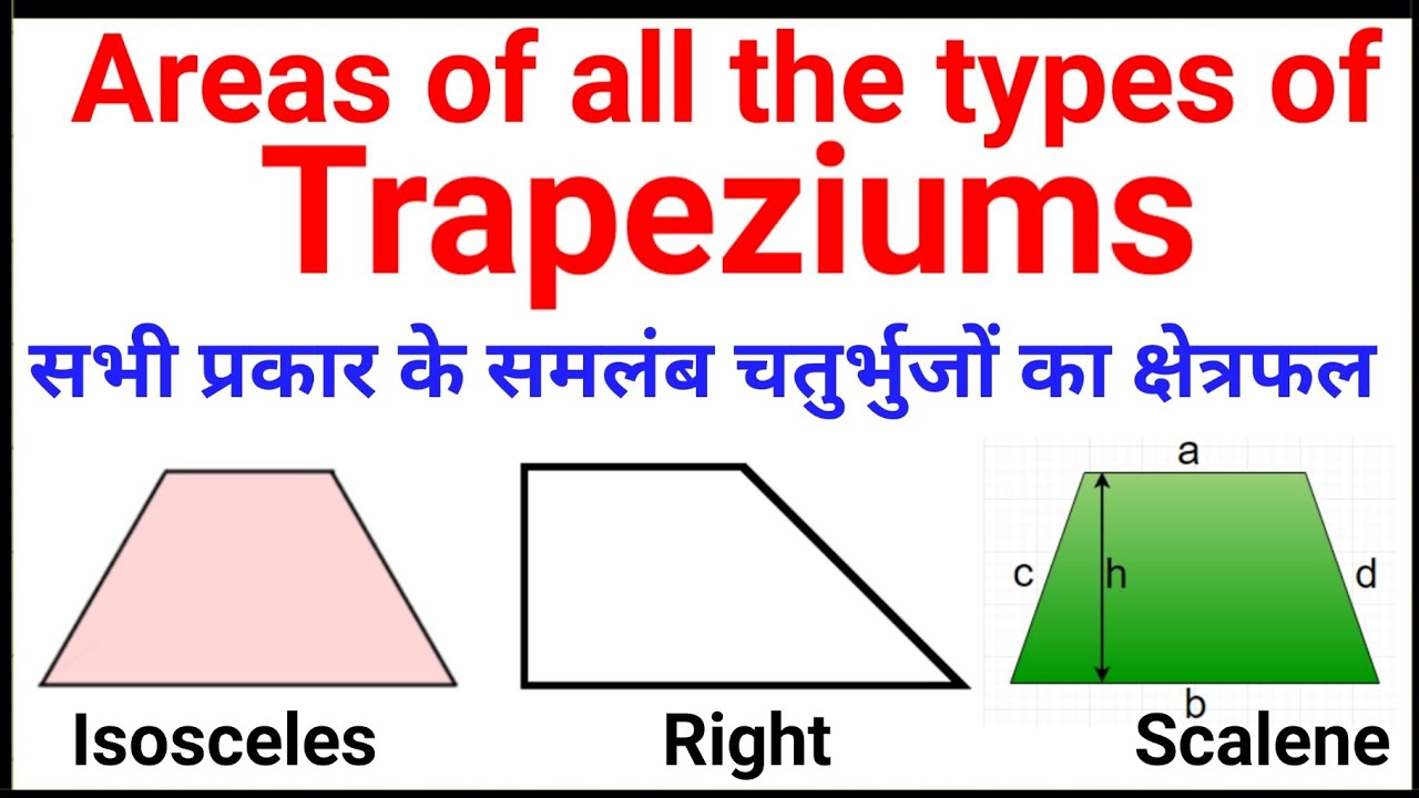 Types Of Trapezoids Types Of Trapezoids