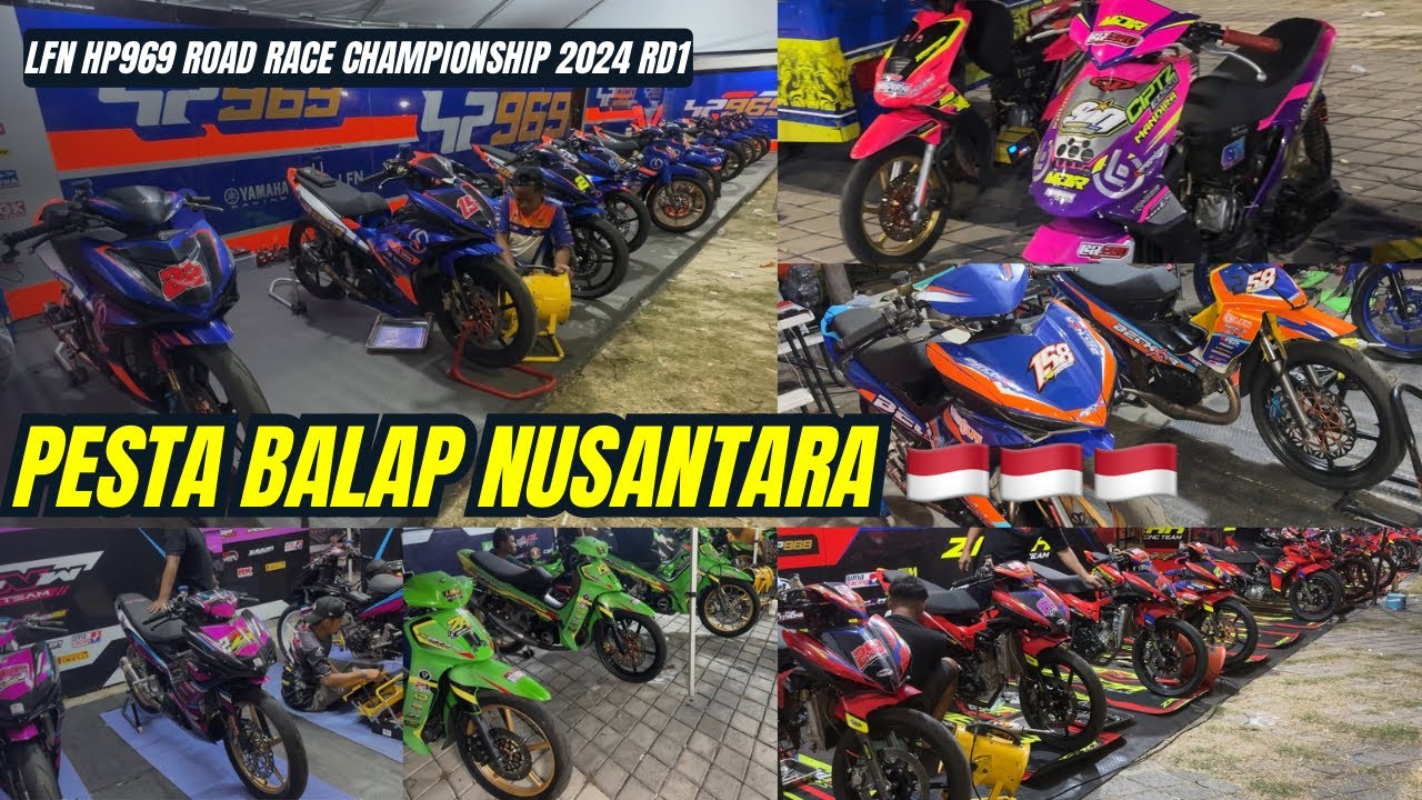 Pesta Balap Nusantara‼️Blusukan Paddock LFN HP969 Road Race Championship 2024 Surabaya