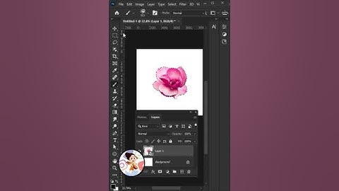 Flower Brushes Photoshop 🖌||Create Flower Brush 2023||#photoshop #shorts #brush