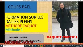 CALCUL DALLES PLEINES MÉTHODE CAQUOT PARTIE 1 screenshot 1