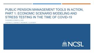 Economic Scenario Modeling and Stress Testing in the Time of COVID-19