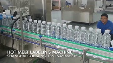 BOPP Labeling machine , OPP labeler, Hot Melt glue labeling machine, Roll feed bopp bottle labeler