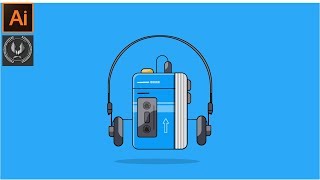 Design Flat Line Icon Tutorial For Adobe Illustrator