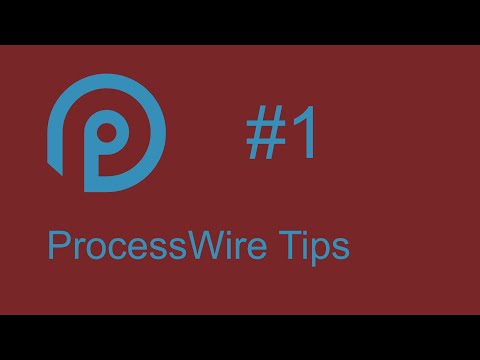 ProcessWire Tips 1  - Responsive Images