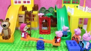 Peppa Pig y Masha y el Oso Español Video para Niños - Peppa Pig and Masha And The Bear