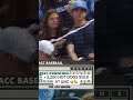 They made a hot dog snake in the stands 🤣 #unctarheels #collegebaseball #ncaabaseball #baseball