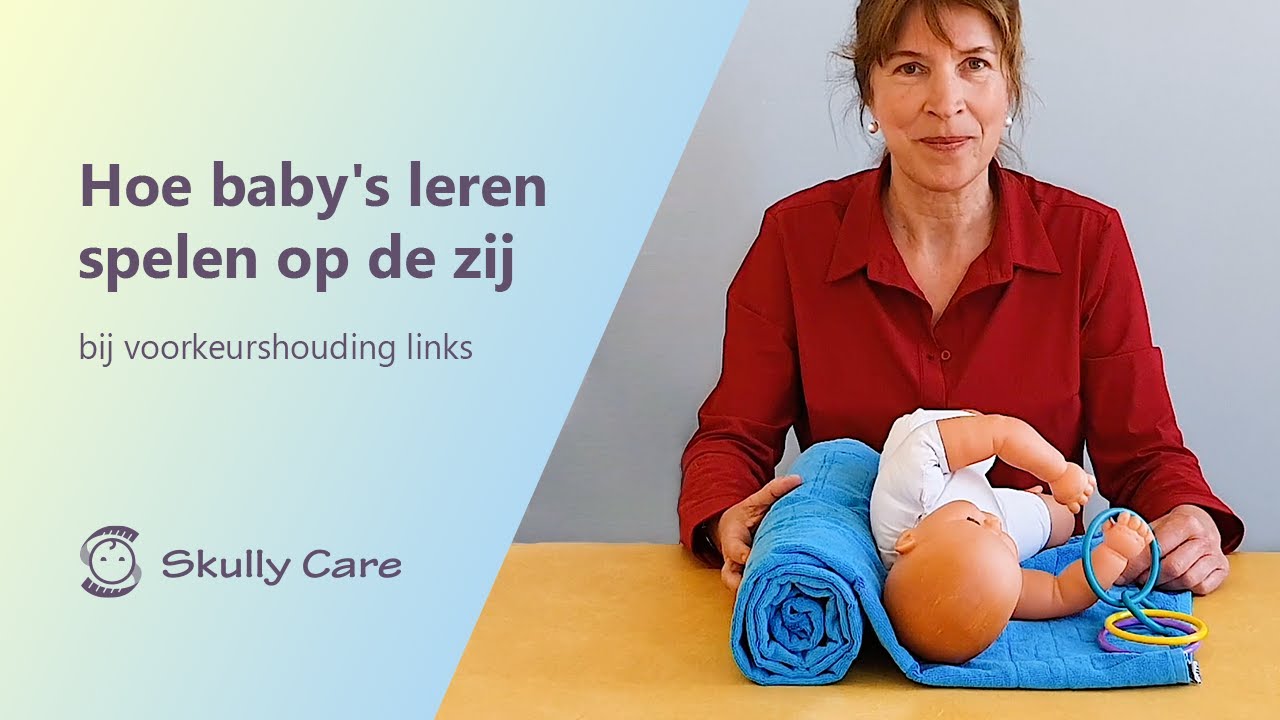 Teach your Baby to Play on it's Side - Preferred side LEFT