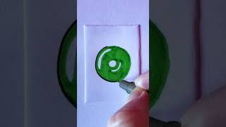 DRAWING A CARTOON BUBBLE LETTER O WITH DROP SHADOW ✍️  | Quick And Easy Doodle Ideas | How To Draw