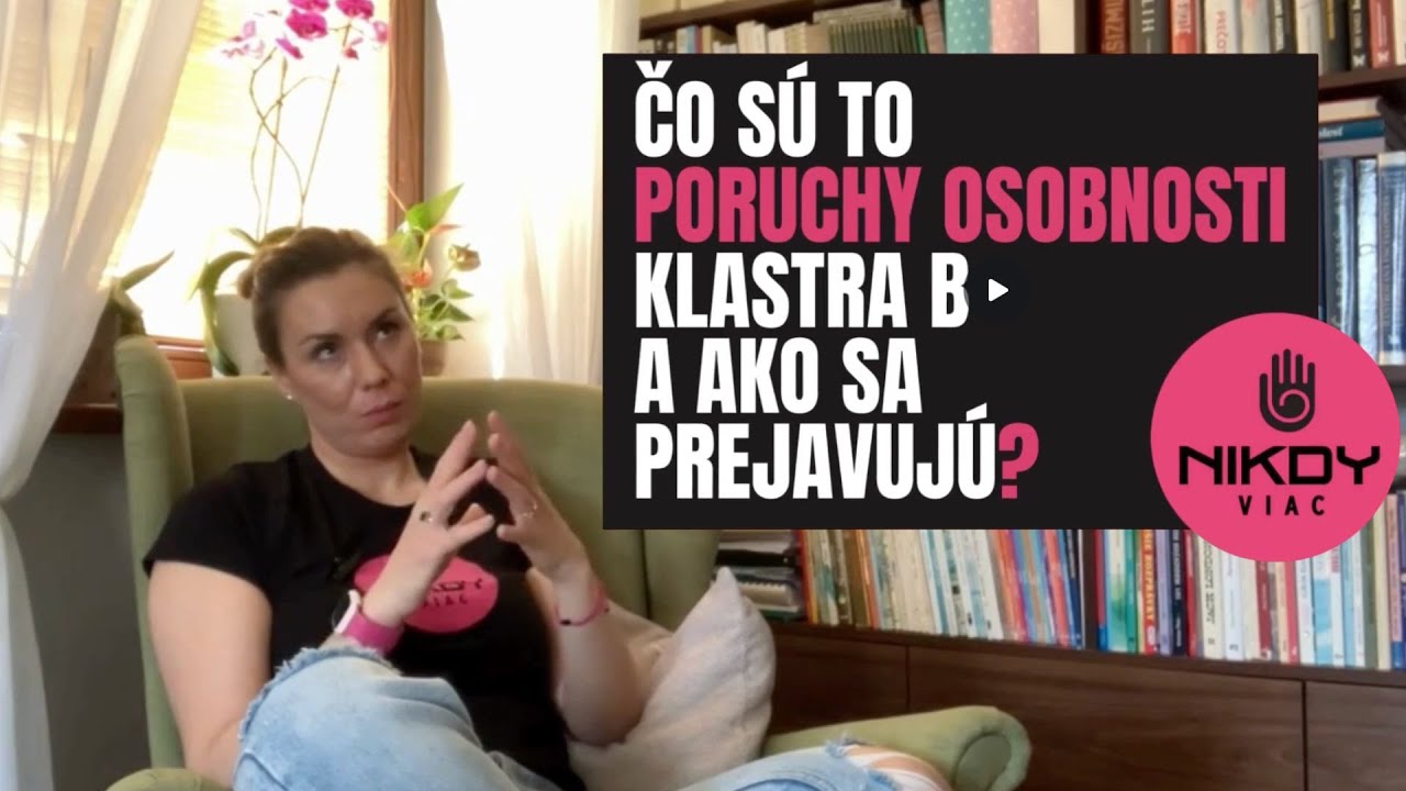 Čo sú poruchy osobnosti klastra B a ako sa prejavujú?