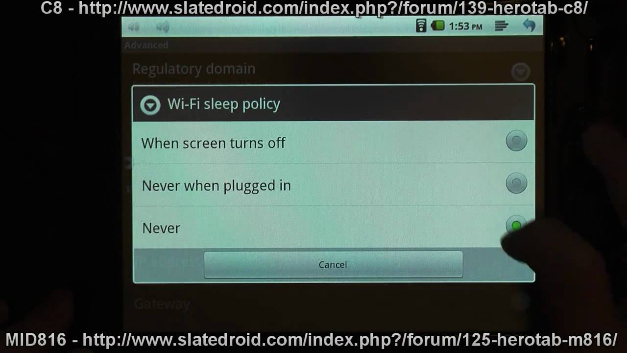 [FAQ] Android How to Set the WiFi Sleep Policy to Never YouTube