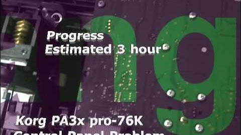 KORG PA3x Pro-76K panel Problem