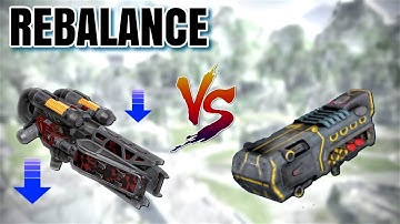 [WR] Incinerator (after nerf) VS Avalanche - Damage Comparison | War Robots Test Server