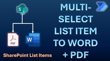 Batch Generate Word & PDF from SharePoint List with Power Automate (Step-by-Step)