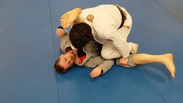 Passing the Open Guard with a Stack Pass Variation