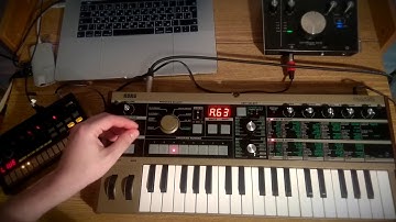 korg volca beats + microkorg mk1 + ableton live chill session