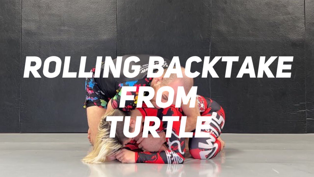 Rolling backtake from turtle - The rule of the chin to the chest - YouTube