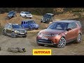 What's the best 4x4? | New Land Rover Discovery vs Jeep, Toyota, Isuzu, Mercedes, Dacia | Autocar