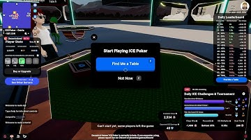 Ice Poker Game Play within Decentraland (DCL) Metaverse