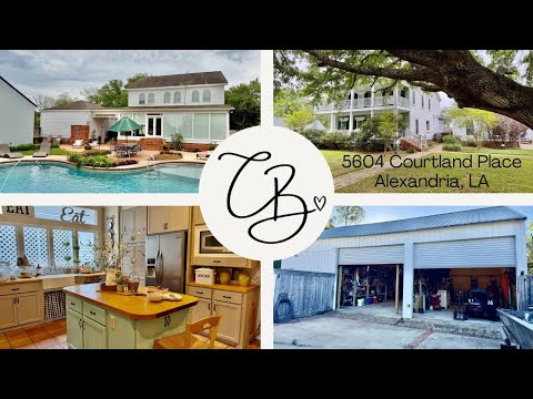 5604 Courtland Place, Alexandria, LA home video tour