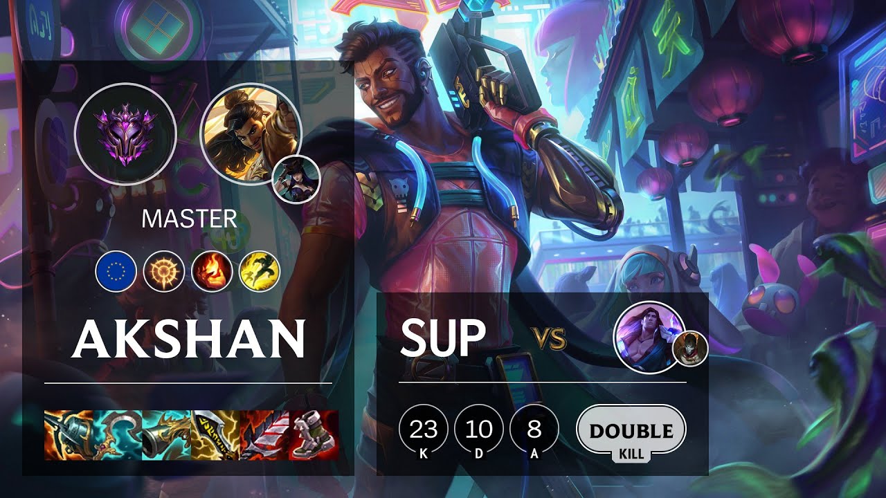 Akshan Support vs Taric - EUW Master Patch 11.24b