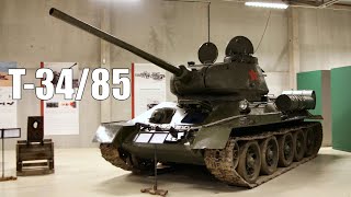 T-34/85 Walkaround - Soviet WW2 Main Tank With 85 mm Gun - Arsenalen [2.7K]
