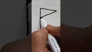 #drawing #triangle #tutorial#diy #shapes #beautiful #easy #art #viral #shorts #flag #decor #youtube