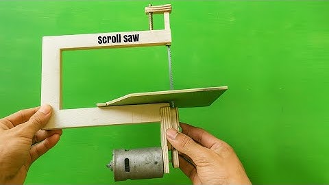 How to make portable SCROLL SAW