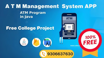 Atm Service System Project in Android with Source Code | Final Year Project