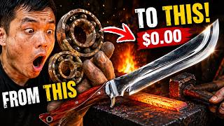 ⚒️ Forging a Scythe and Restoring an Old Hoe Traditional Blacksmithing