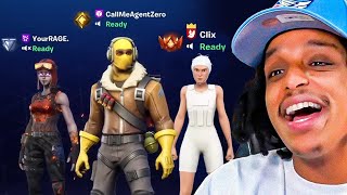 Agent Plays Fortnite With Clix and YourRage 😂