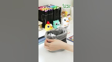 Thùng rác mini để bàn có nắp đậy tiện lợi i #ecocomall #ecoco #danang #tienich #giadung #thungrac