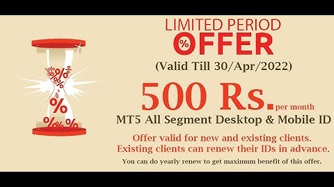 Metatrader 5 Data Feed 50% off